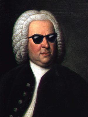 Bach He's on a mission from Gad.