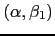$ (\alpha ,\beta _{1})$
